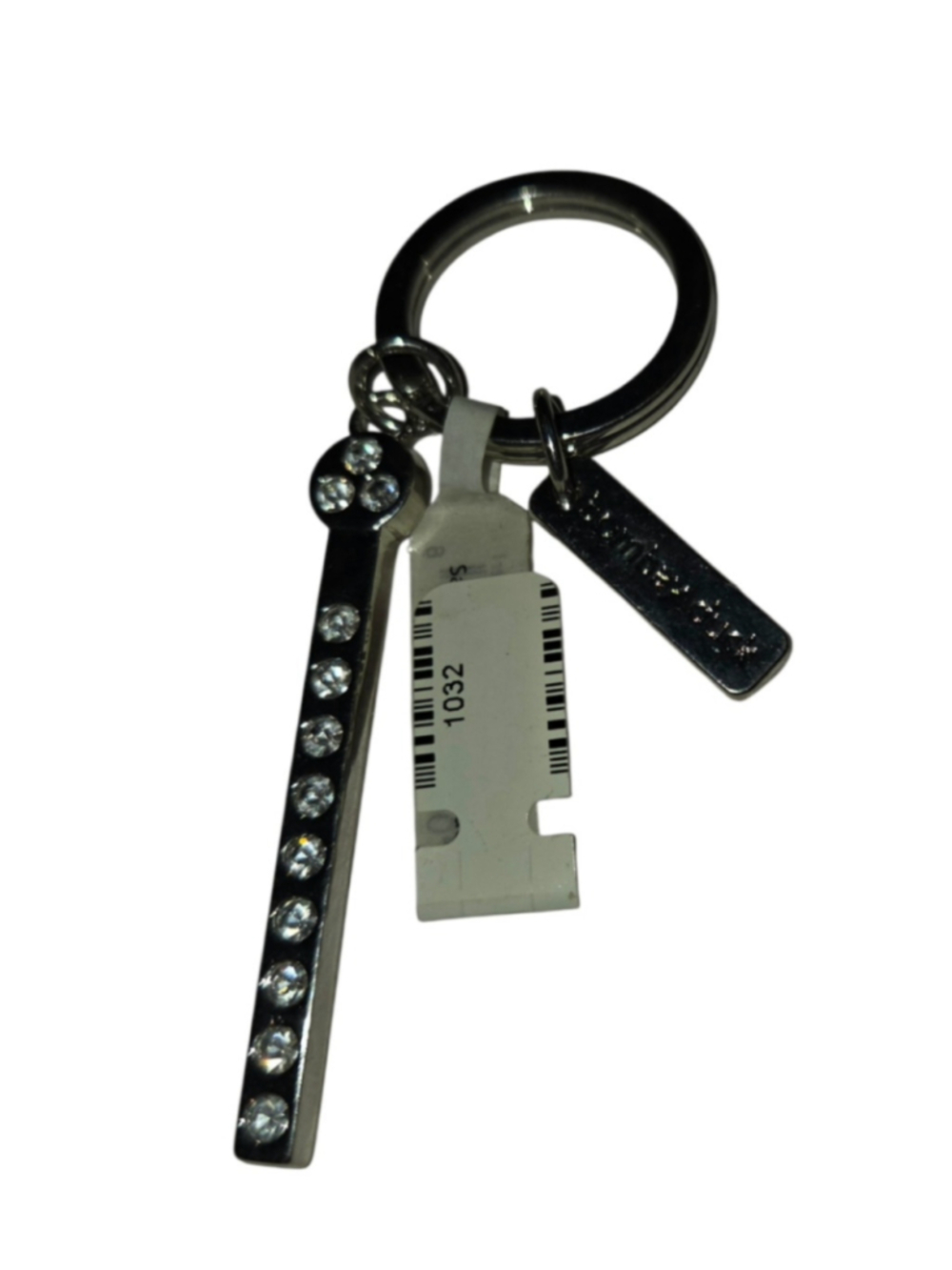 Women's Bombay Duck Silver Crystal Key Chain One Size